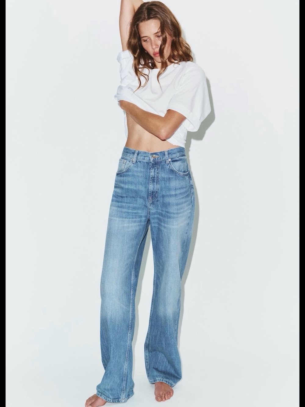 Zara High-Rise Jeans 29/8 NWOT